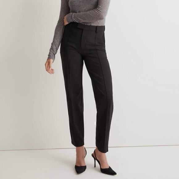 Madewell The Fairbanks Pant True Black Size 0 NWT - Picture 1 of 8